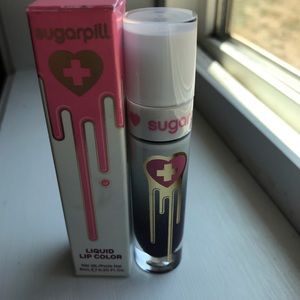 Sugarpill shade “Dark Sided” liquid lipstick.